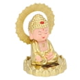 thumbnail image 1 of Estatua Solar De Buda, Estatua Solar De Maitreya Que Asiente Con La Cabeza, Colores Brillantes, Lindo, Decorativo Multiusos, Elegante Para Coche, 1 of 7