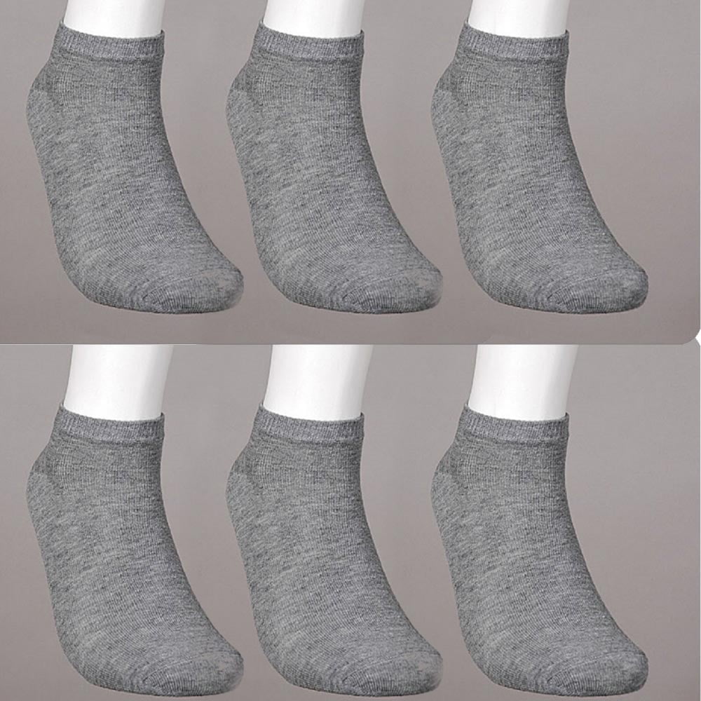 AllTopBargains 6 Pairs Ankle Socks Mens Womens Low Cut Crew Sports