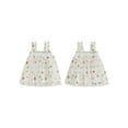 thumbnail image 3 of Aojekbee Little Girls Summer Princess Dress Sleeveless Flower Embroidery A-line Tulle Dresses, 3 of 10