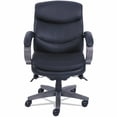 thumbnail image 6 of Woodbury Mid-Back Executive Chair, Supports Up To 300 Lb, 18.75" To 21.75" Seat Height, Black Seat/back, Weathered Gray Base, 6 of 7