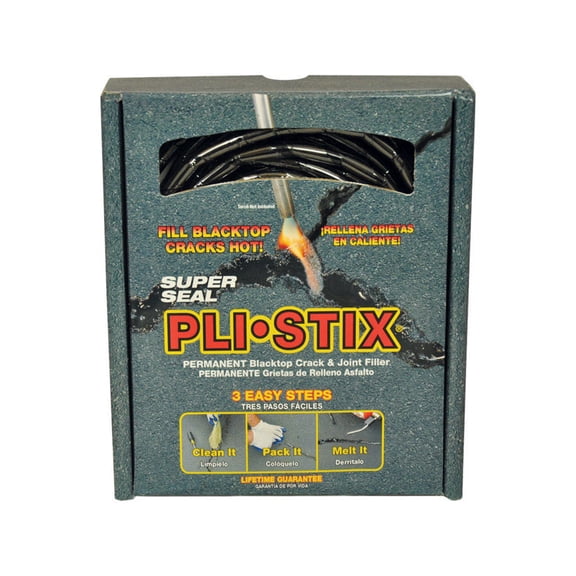 Super Seal Pli-Stix Black Asphalt Asphalt Crack Filler 2 lb