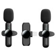 thumbnail image 3 of Microphone Lavalier Sans Fil, Plug-Play Microphone Sans Fil pour Enregistrement, Diffusion en Direct, Réduction de Bruit Auto-Sync, 3 of 5