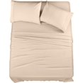 thumbnail image 1 of King Bed Sheet Set Piece Bedding Soft Brushed Microfiber Fabric Shrinkage & Fade Easy Care (), 1 of 6