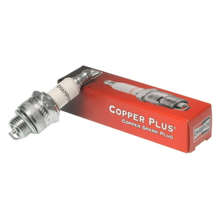 RCJ4 (893) Copper Plus Small Engine Spark Plug, Pack of 1, Resists fouling By Champion Ship from (Best Way To Remove Copper Fouling From Barrel)