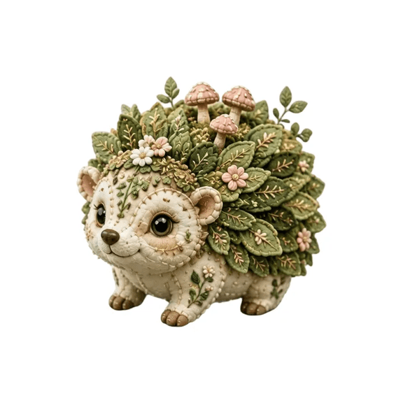 Forest DIY Patchwork Kit, Forest Guardians Sewing Kit with Pre-Cut Fabric & Accessories, 12 Styles Doll Making Set, Handmade Decor Ornament Gift for Craft Lovers