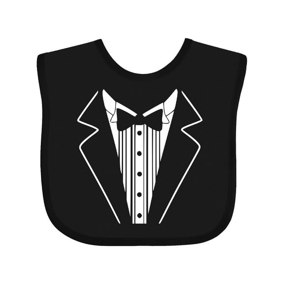 Inktastic Tuxedo Boys Baby Bib