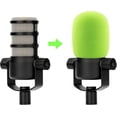 thumbnail image 2 of xianyou-Nt1 Pop Filter for Rode Podmic Procaster Podcaster NT1-A NT2-A NT-USB K2 NT1000 NT2000 Windscreen Replacement Foam Cover Pod Mic WS2 Green Microphone Wind Screen Muffler, 2 of 4