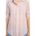 thumbnail image 5 of Adyson Parker Collared Button Down 2 Way Sleeve Pockets Multi Color Rayon Shirt-PINK / S, 5 of 10