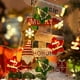 thumbnail image 5 of Lámpara de Navidad Santa Claus Snowman, luces LED decoración árbol de Navidad, electropladado, cadena de luces, decoración de Navidad para hogar, luces decorativas Navidad, luces de Navidad, 5 of 8