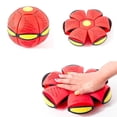 thumbnail image 1 of Platillo volador Bola de disco de lanzamiento plano con luz Led Juguete de bola mágica para niños Jardín al aire libre Juego de playa, 1 of 2
