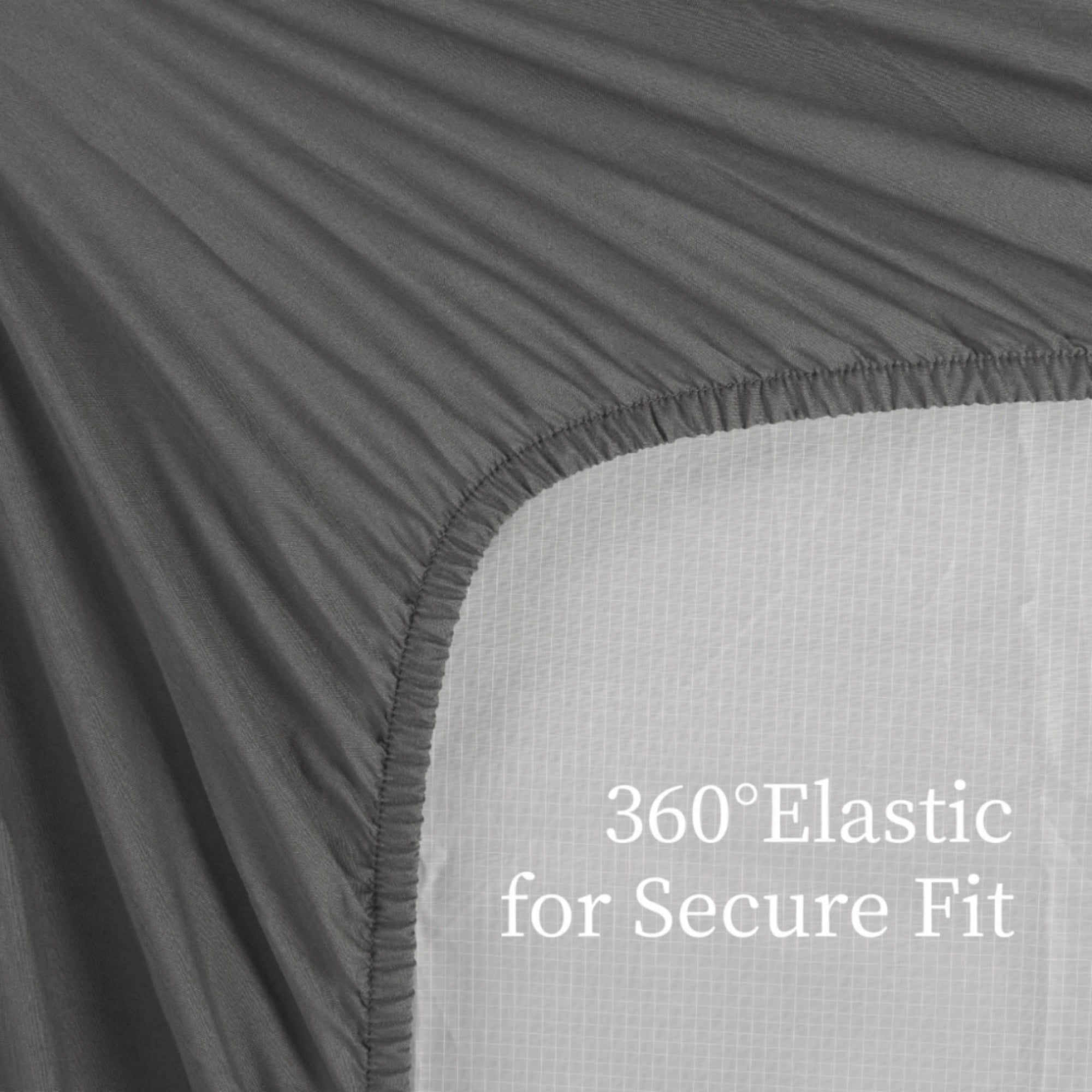 GARITIN Brushed Microfiber Queen 4-Piece Bed Sheets Set, 90GSM Ultra-Soft Breathable Bedding with 2 Pillowcases, 14-Inch Deep Pocket Fitted Sheet, Shrinkage Fade Wrinkle Resistant Easy Care, Grey