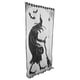 thumbnail image 3 of Cortinas de ventana negras cortinas ligeras que bloquean la ventana paneles decorativos de gasa para ventana de Halloween cortina de encaje transpirable con patrón de bruja de ANGGREK Otros, 3 of 8