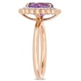 thumbnail image 3 of Everly Women's Amethyst 14k Rose Gold Ring, 3 of 8
