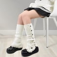thumbnail image 5 of Calentadores de piernas Kawaii Calentadores de piernas Y2K Harajuku Calentadores de piernas para niñas Mujeres Gyaru Lindos Calentadores de piernas Accesorios Goth Lolita, 5 of 5