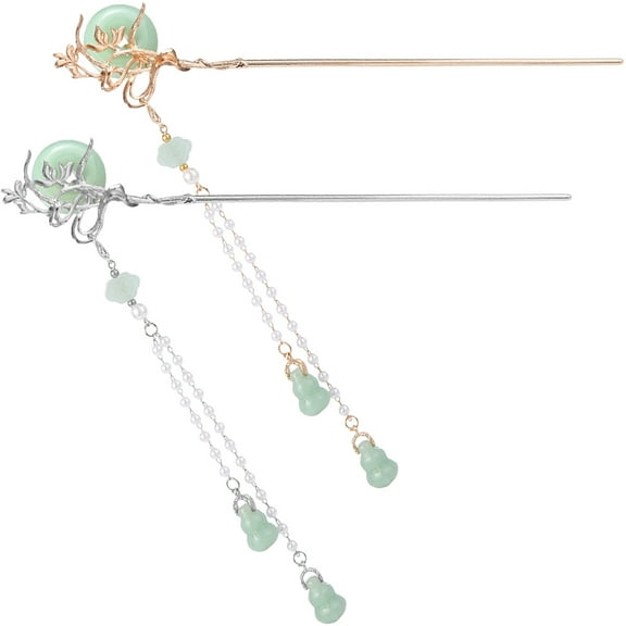 FRCOLOR  2 Pcs Headband Hair Pin Hairpin Decorative Stick Vintage Women's