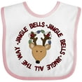thumbnail image 3 of Inktastic Jingle Bells Boys or Girls Baby Bib, 3 of 4