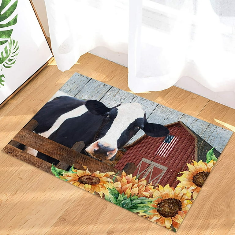  Doormat Indoor Sunflower Bloom Non-Slip Front Door