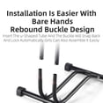 thumbnail image 2 of NFTIGB Bicycle Parking Rack Indoor Garage Storage L-Shaped Floor Stand for Mountain Road Bikes 2-in-1 Repair & Maintenance Holder Carbon Steel (17.5x16.3x28.9 inches / 44.5x41.5x73.5 cm), 2 of 9