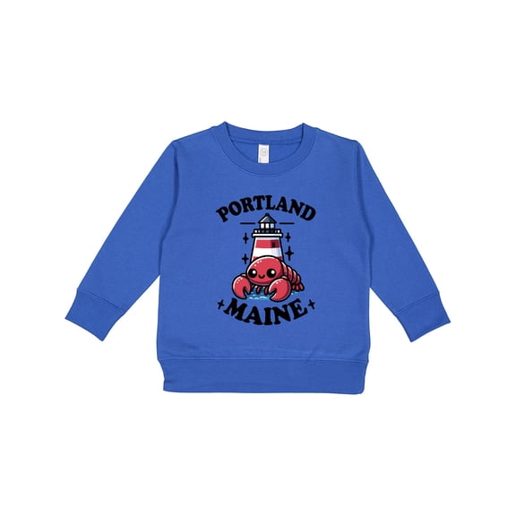 Inktastic Portland Maine Cute Lobster Toddler Sweatshirt