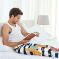 thumbnail image 6 of Picia Colorful Llama Mens Soft Woven Cotton Elastic Waistband Sleep Pajama Pant Lounge Sleep Pant With Pockets And Drawstring-X-Large, 6 of 9