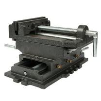 findmall 6" Cross Slide Vise Drill Press Heavy Duty Metal Milling 2 Way X-Y Clamp Machine