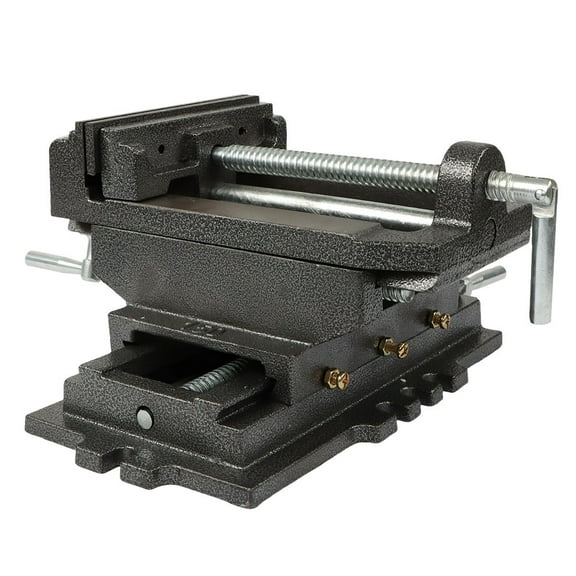 findmall 6" Cross Slide Vise Drill Press Heavy Duty Metal Milling 2 Way X-Y Clamp Machine