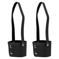 Hemobllo 2pcs Coffee Cup Holder Drink Carrier with Shoulder Strap for Tumblers and Tea Pouch Black