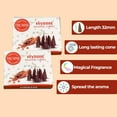 thumbnail image 6 of Myrrh - Scented Incense Cones - Total 20 Cone Incense - Dual Pack of 10 Insence Cones - Incense Cones Scented - Cone Incense Scents - Insense Cones - Incent Cone, 6 of 10