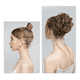 thumbnail image 4 of Peluca de seda de alta temperatura, rizador de cabello para mujer, anillo elástico para el cabello, disco de simulación esponjoso desordenado, brote de cabello, bolsa de cabello falso, 4 of 6