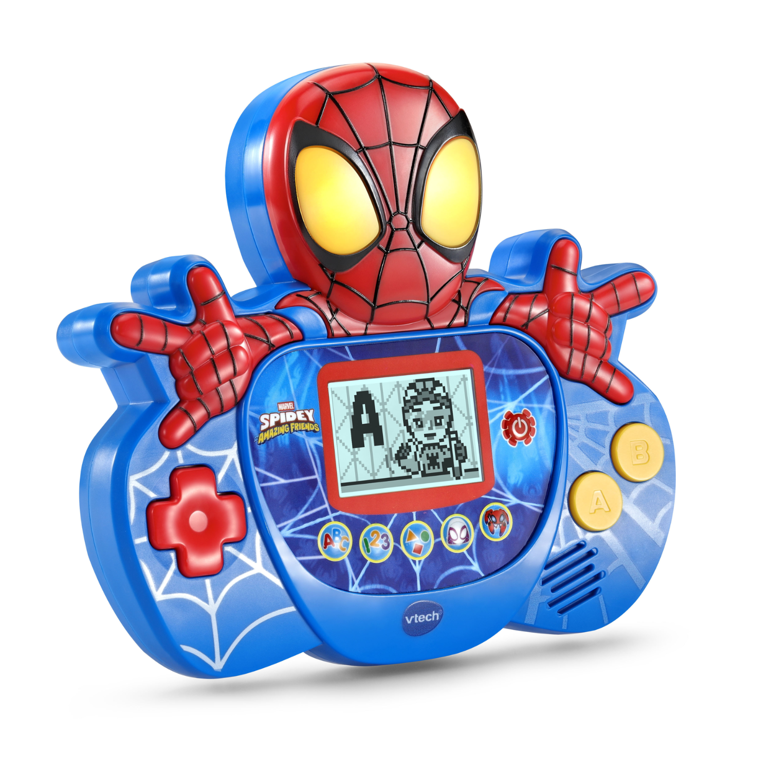 VTech Jeux Spidey and his Amazing Friends Spidey Learn & Go pour les enfants - Exclusivité Walmart - Version Anglaise, 3+ Ans