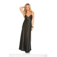 thumbnail image 6 of Black Charmeuse And Lace Long Gown 20300 Black, 6 of 19