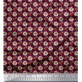 thumbnail image 2 of Soimoi Cotton Poplin Fabric Artistic Floral Decor Fabric Printed Yard 56 Inch Wide, 2 of 3