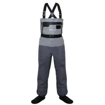 Kylebooker Waterproof Breathable Stockingfoot Chest Waders Featuring Premium Five Layer Fabric Fishing Hunting Waders KB007