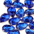 thumbnail image 4 of KLKCMS 50 Pieces DIY Teardrop Resin Rhinestone Pointback Glass Faceted Jewelry Making, 4 of 9