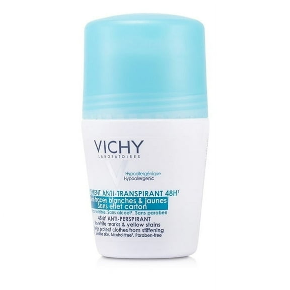 Vichy 48 Hour Roll-On Antiperspirant Anti-Residue, 1.69 Oz