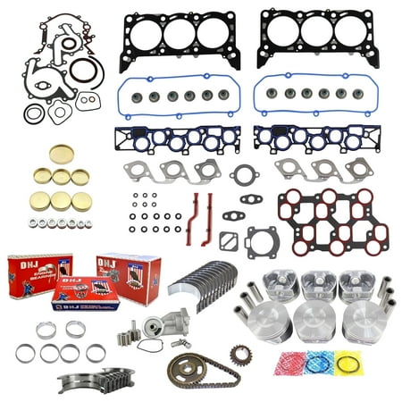 DNJ EK4120M Master Engine Rebuild Kit Fits Cars & Trucks 1999 Ford Mustang 3.8L OHV V6 12V 232cid