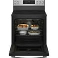 thumbnail image 4 of GE Profile 30”Free Standing Electric True Convection Range with No-Preheat Air Fry - PCB900YVFS, 4 of 8