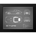 thumbnail image 2 of Rogan, Mark 18x15 Black Modern Framed Museum Art Print Titled - Jaguar E-Type-Grey, 2 of 5