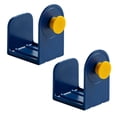 thumbnail image 3 of Matsuzay 1 par de soportes autoadhesivos para tapas de ollas sin perforaciones, soporte para estante de almacenamiento, organizador de Almacenamiento y organización del hogar Azul, 3 of 6