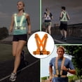 thumbnail image 5 of Gilet Réfléchissant Équipement de Course, Haute Visibilité Sécurité Réglable pour Cyclisme de Nuit, Randonnée, Jogging, 5 of 5