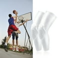 thumbnail image 3 of Sports Knee Pad Breathable Basketball Knee Sleeve Honeycomb Bumper Brace Kneelet Protective Knee Pad White L, 3 of 8