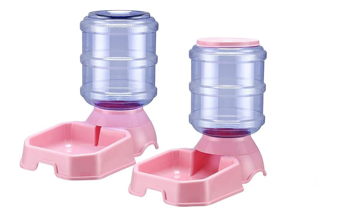Bellaven Feed Dispenser and Water Dispenser for Pets Set for Feeding