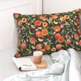 thumbnail image 4 of Kdxio Cotton Pillow Cases 14"x20" Pillowcases,Soft and Breathable Bedroom Pillow Cases-Fruits Peach-No Pillow Core, 4 of 5