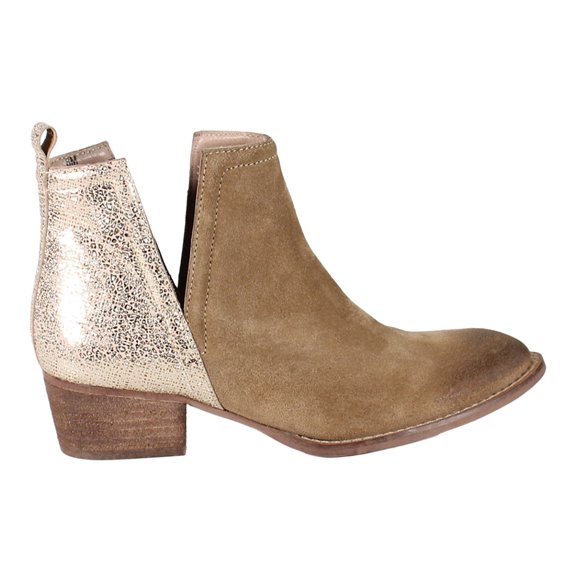 Diba True Women's Stop By Booties Round Toe Camel 9 M US