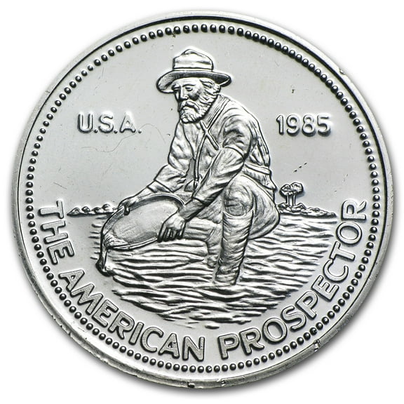 1/2 oz Silver Round - Engelhard Prospector
