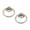 Silver, variant on Godderr 2PCS Furniture Drawer Door Retro Style Ring Pull Handles Single Hole Pull Handle