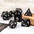 thumbnail image 5 of Cusdie 7Pcs/set Wooden DND Dice D&D Wood Dice D4 D6 D8 D10 D% D12 D20 Polyhedral Games Dice Set for Table Games MTG RPG, 5 of 5