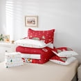 thumbnail image 6 of Castle Fairy Kids Christmas Tree Snowman 7-Piece Twin Bedding Sets,Festival Xmas Bedding Comforter Set,Happy New Year Breathable Sheet Sets,Luxury Bedroom Decor, 6 of 8