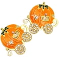 thumbnail image 1 of KAKOWELY 2Ud Sujetadores De Servilleta En Metal Carro De Calabaza Con Estilo Delicado Para, 1 of 5