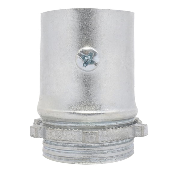 Pack De 2 Conector Eléctrico Rymco 1" Plata Metal Galvanizad